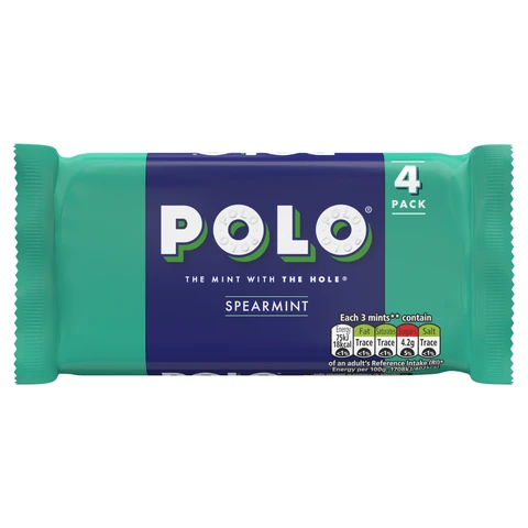 Polo Spearmint 4 Pack 136g