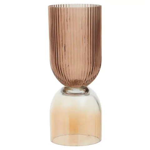 Esma Small Two Tone Glass Vase