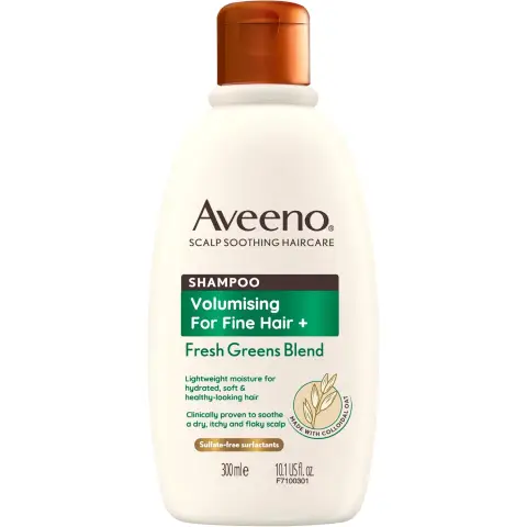 Aveeno Haircare Volumising+ Fresh Greens Blend Shampoo 300ml
