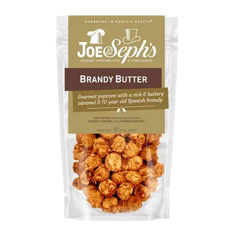 Joe & Seph's Brandy Butter Christmas Gourmet Popcorn 80g