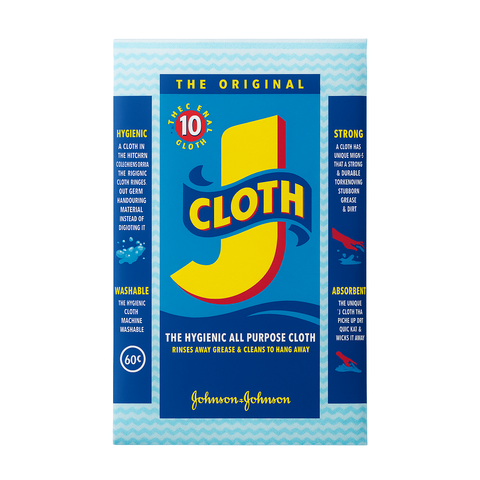 J Cloth Mixed, 10 per Pack
