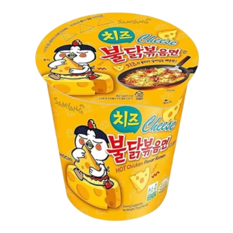 SAMYANG Buldak Nouilles instantanées au poulet épicé et fromage - 70 g