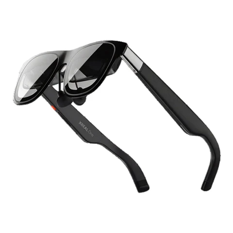 XREAL One lunettes de réalité augmentée avec puce X1, Lunettes de réalité étendue 3 DDL natifs, 147 po champ de vision 50°, Écran 120 Hz, Audio de renom, 3 réglages de transparence des verres