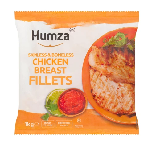 Humza Skinless & Boneless Chicken Breast Fillets 500g