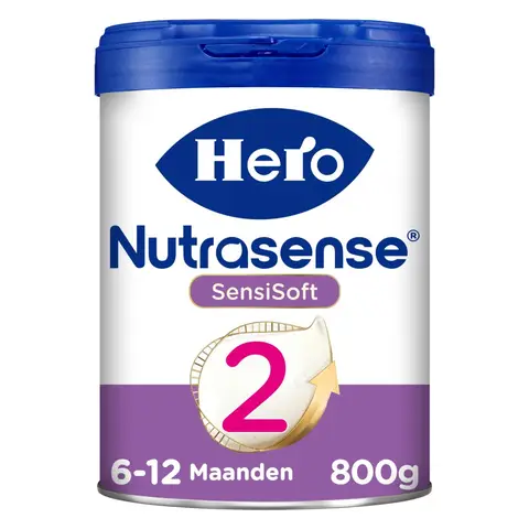 Hero Nutrasense Sensisoft 2 6-12 Maanden Opvolgmelk 800 g