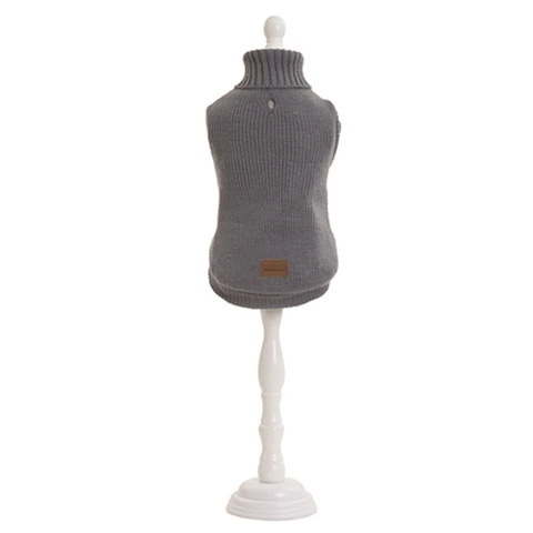 Pull CROCI Col Moscou Gris 25cm