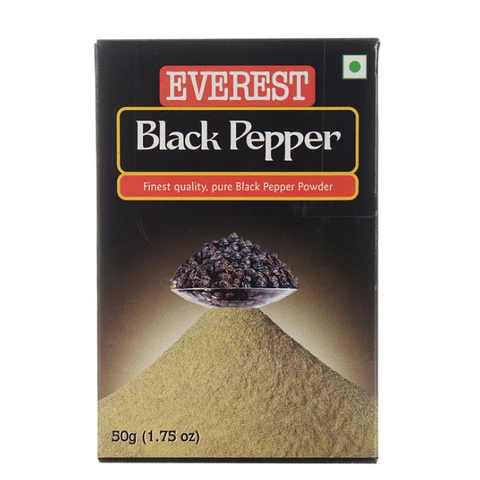 Everest Black Pepper Powder, 100g - Pure & Freshly Ground for Cooking