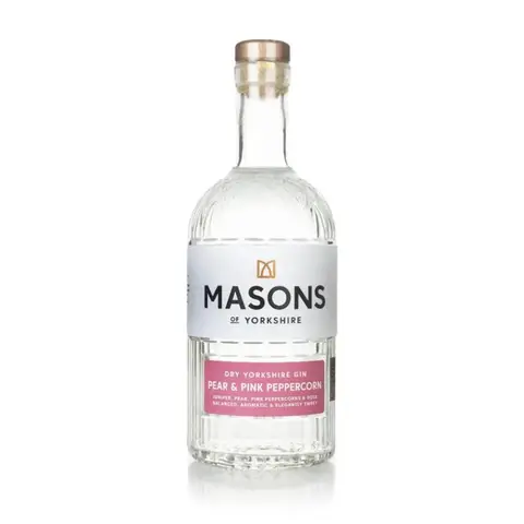 Masons Of Yorkshire Pear & Pink Peppercorn gin 70cl