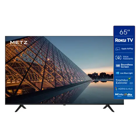 METZ 65"MRD6000 Direct LED 4K HDR Smart Roku TV-65MRD6000ZUK(HDR10,Dolby Audio)