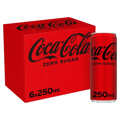 Coca-Cola Zero Sugar 6 X 250ml