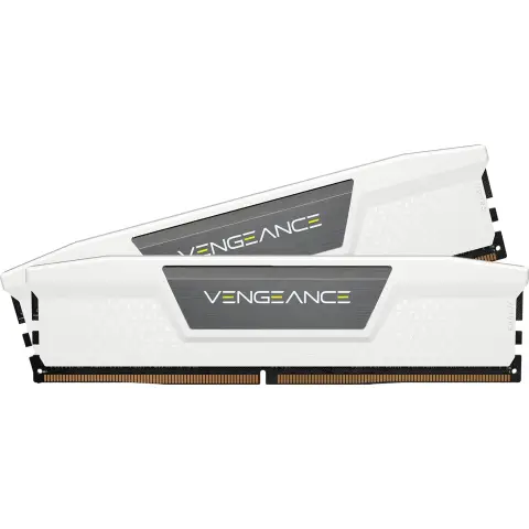 CORSAIR Vengeance DDR5 RAM 32GB (2x16GB) 6000MHz CL36-44-44-96 1.35V AMD Expo & Intel XMP Desktop-Computer-Speicher - Weiß (CMK32GX5M2E6000Z36W)