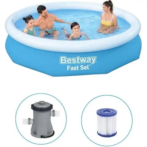 Bestway Fast Set 10' x 26"/3,05 m x 66 cm Zwembadset