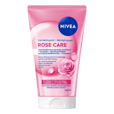 NIVEA Micellair Rose Care Reinigingsgel - Gezichtsreiniger - Reinigt - Zuivert de Huid - Reguleert Talg - 150ml
