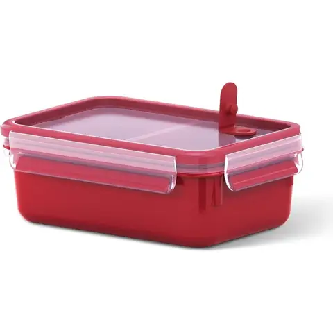 Tefal Master Seal To Go isolierte rechteckige Lunchbox 1 Liter Rot