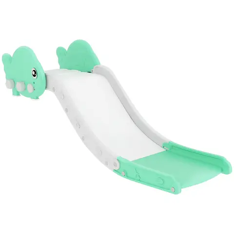 AIYAPLAY Sofa Slide for Kids, Indoor Toddler Slide with 130cm Extended Length, Non-Slip Pads, for Sofa, Bed, Stairs, Easy Assemble & Storage, Green