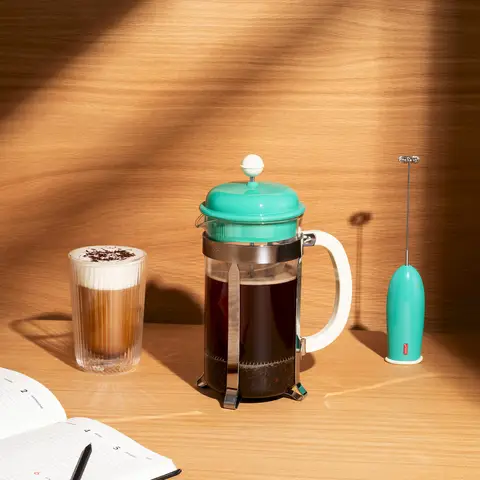 Bodum Caffettiera 1L/8 Cups - French Press Coffee Maker - Ocean Green