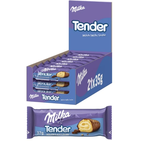 Milka Tender Milch Großpackung 21 x 37g