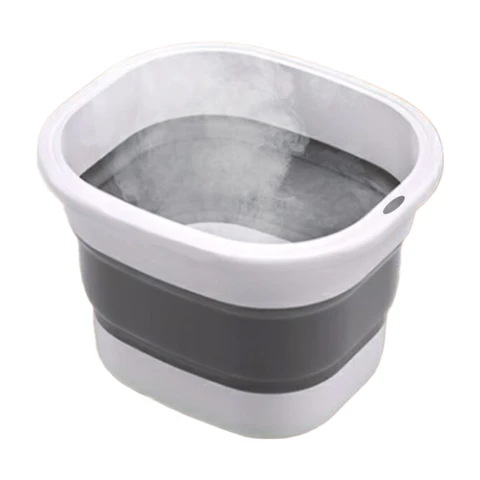 ochama Bassine à Pieds Pliable Grande Taille, Bain de Pieds Relaxant avec Points de Massage, Seau de Trempage Profond pour Soins Bien-être, Design Gain de Place, Matériau Robuste