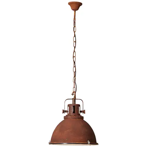 Brilliant Vintage Hängelampe - kürzbare Pendelleuchte - Metall/Glas - Ø 38cm