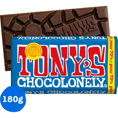 Tony's Chocolonely Puur 70% 180 g