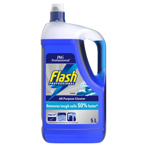 Flash Professional  All Purpose Cleaner, 5L, Ocean, Removes tough soils 50% faster