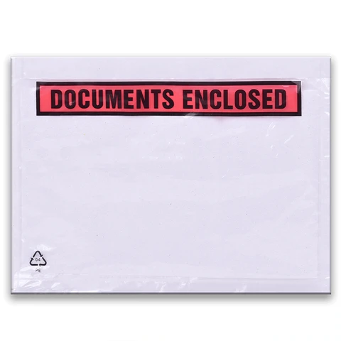 Triplast  A5 Document Enclosed Wallets  Printed Clear Pack of 2000