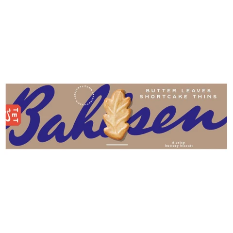 Bahslen Butter Leaves Shortcake Biscuit Thins 125g