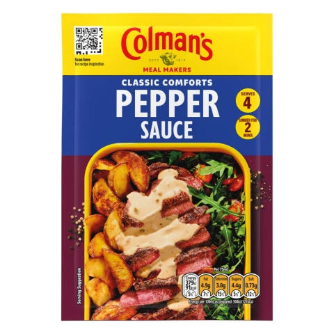 Colmans Pepper PO Sauce Mix 40g