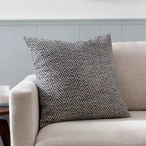 Wylder Cushion Croft Square Charcoal 50x50cm