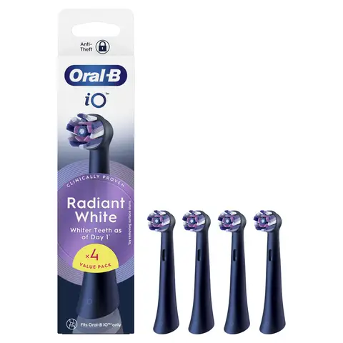 Oral-B iO Radiant White Toothbrush Heads 4 pack