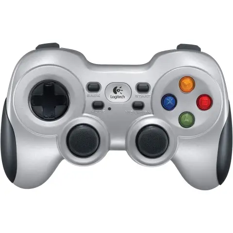 Logitech F710 Wireless Gamepad, Game-Controller mit Konsole-Layout, 4-Knopf-D-Pad, bequeme Griffe, PC - Grau/Schwarz