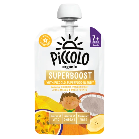 Piccolo Organic Superboost Banana, Mango, Coconut & Passionfruit 100g