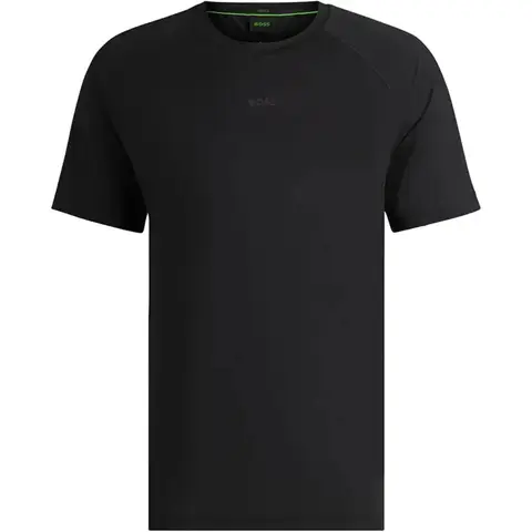 BOSS Active Slim-fit T-shirt with Moisture Management - Black