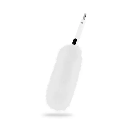Swan Elevate Ultra-Fine Microfibre 2-in-1 Duster with Super Soft Microfibre, White