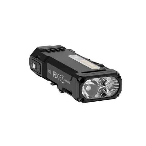 WUBEN X4 Mini LED-Taschenlampe mit RGB-Licht, kleine wiederaufladbare Taschenlampe, 1500 Lumen, EDC-Taktik-Taschenlampe, IP68 wasserdicht für Camping, Partygeschenke und Notfall, schwarz, Neujahrs-Angebot, Top-Geschenkideen