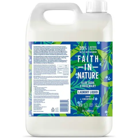 Faith In Nature Super Concentrated Laundry Liquid 5l