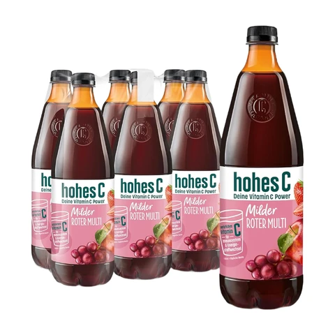 Hohes C Milder Roter Multivitamin 6x1L