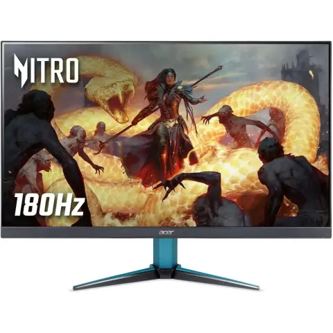 Acer NITRVG2 Nitro VG272UV3 gaming monitor - 27", Quad HD, 180Hz, 0.5ms, FreeSync Premium, DisplayHDR 400, HDMI & DP