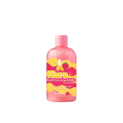 Bubble T Bath & Shower Gel In Strawberry & Banana 500ml