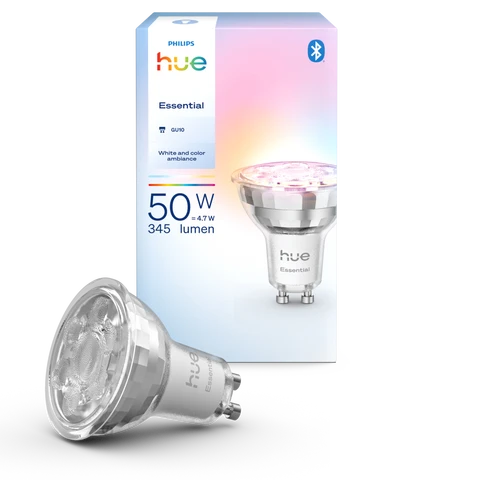 Philips Hue Essential White & Colour Ambiance Smart GU10 – 1 Bulb