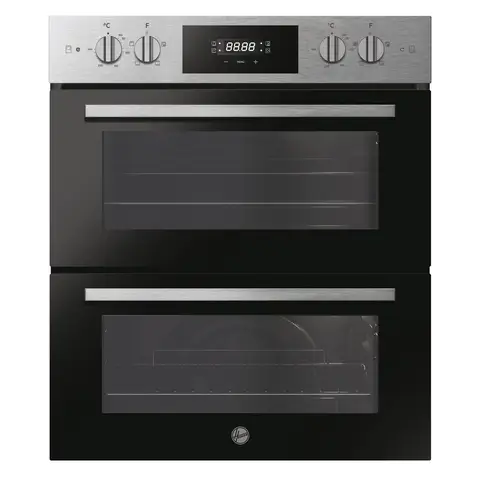 Hoover HO7DC3B308IN H-Oven 300 Built-Under Smart Electric Double Oven - Stainless Steel - A/A Rated