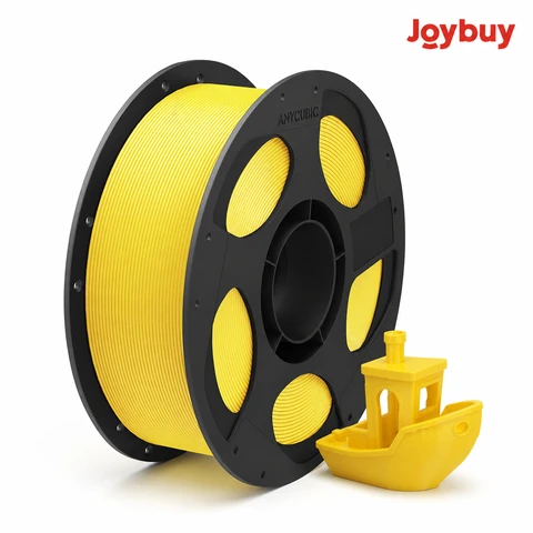 JOYBUY x ANYCUBIC PLA Basic Druckfilament, 1 kg Spule, 1,75 mm Durchmesser, ±0,02 mm Toleranz - Gelb