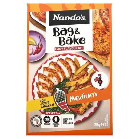 Nandos Peri-Peri Bag & Bake Medium 20g