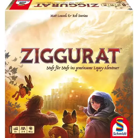 Schmidt Spiele 49457 Ziggurat, Strategiespiel, Legacy Spiel