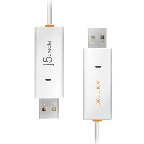 j5create JUC400 Wormhole™ Switch - Windows® & mac®， White， 180cm