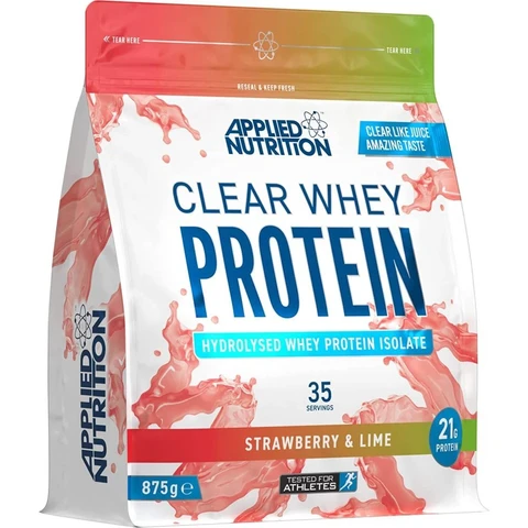 Applied Nutrition Clear Whey Protein Powder Strawberry and Lime Flavour - 875 g
