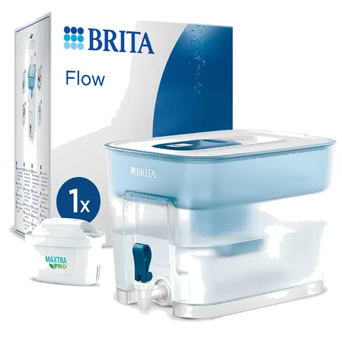 BRITA Flow Maxtra Pro 8,2 L Weiß-Petrol Wasserfilterbehälter