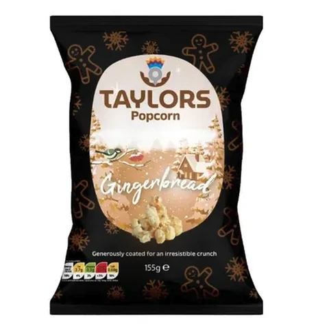Taylors Christmas Gingerbread Popcorn 155g