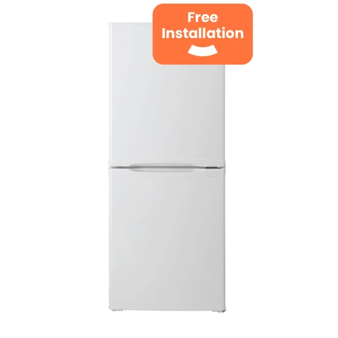 Hoover H-Fridge 300 Compact Fridge Freezer – White | 136cm High x 55cm Wide | E Energy Rated | 173L Capacity | Static Cooling (HOCH1S513EWK-1)