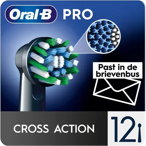 Oral-B EB50BRX-12 Pro CrossAction ZWART 12-Pack FFU